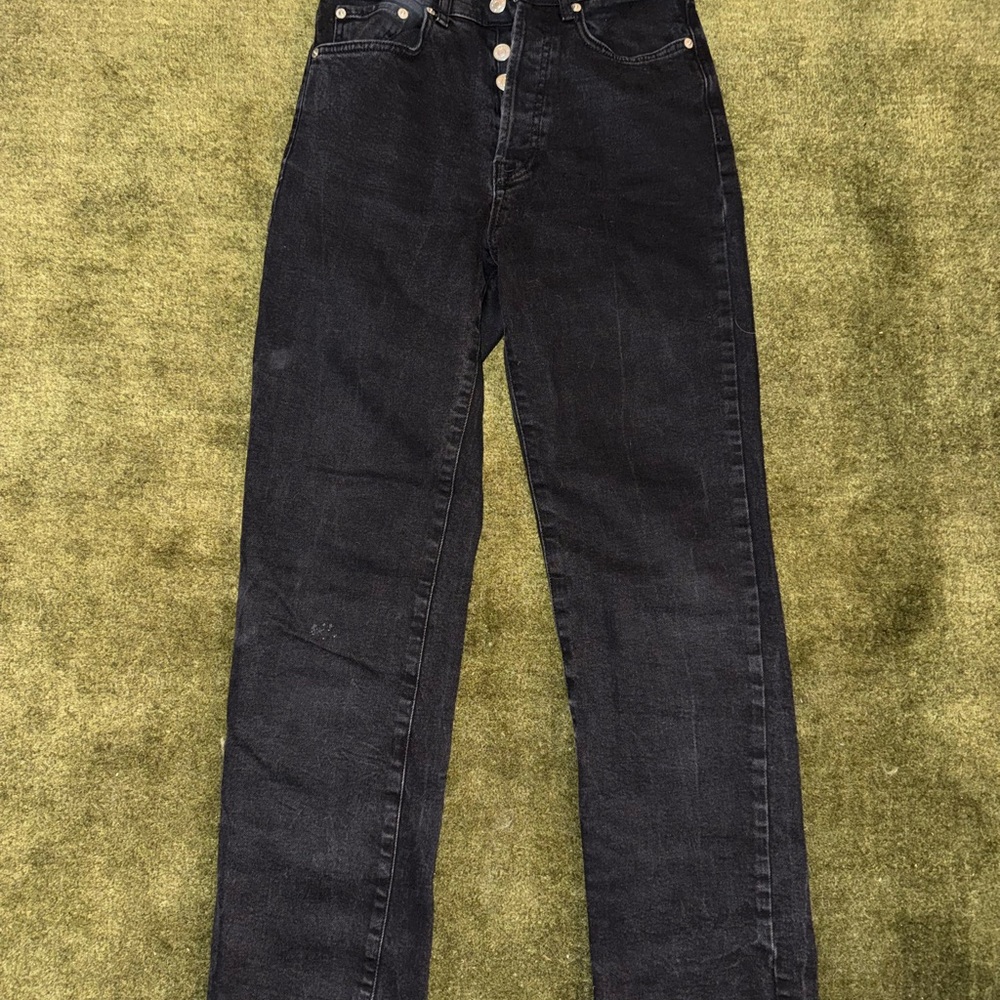 Women's High Rise Black Jeans